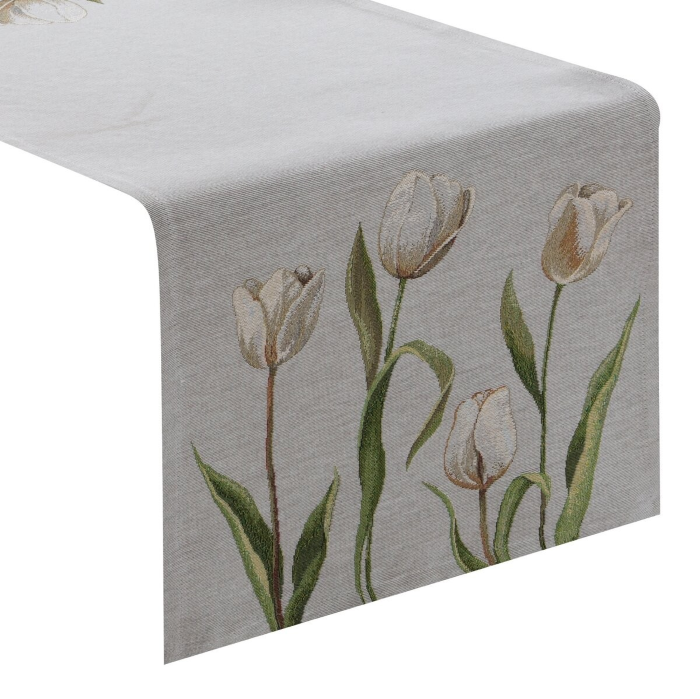Bieżnik Eurofirany Gobelin 4041 tulipany 40x100