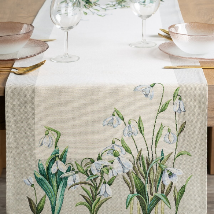 Poszewka Eurofirany Gobelin 1300 Przebiśnieg 45x45