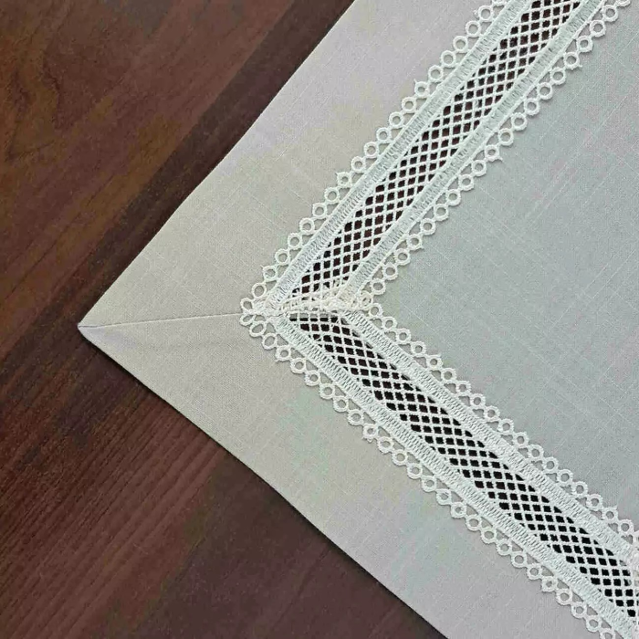 Obrus Nela A498 140x300 beż