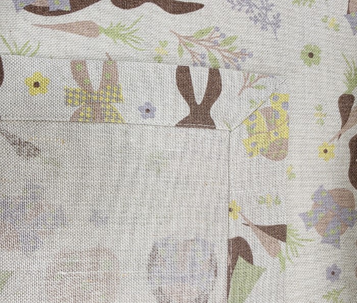 Fartuch Martuli Zajączki Len 