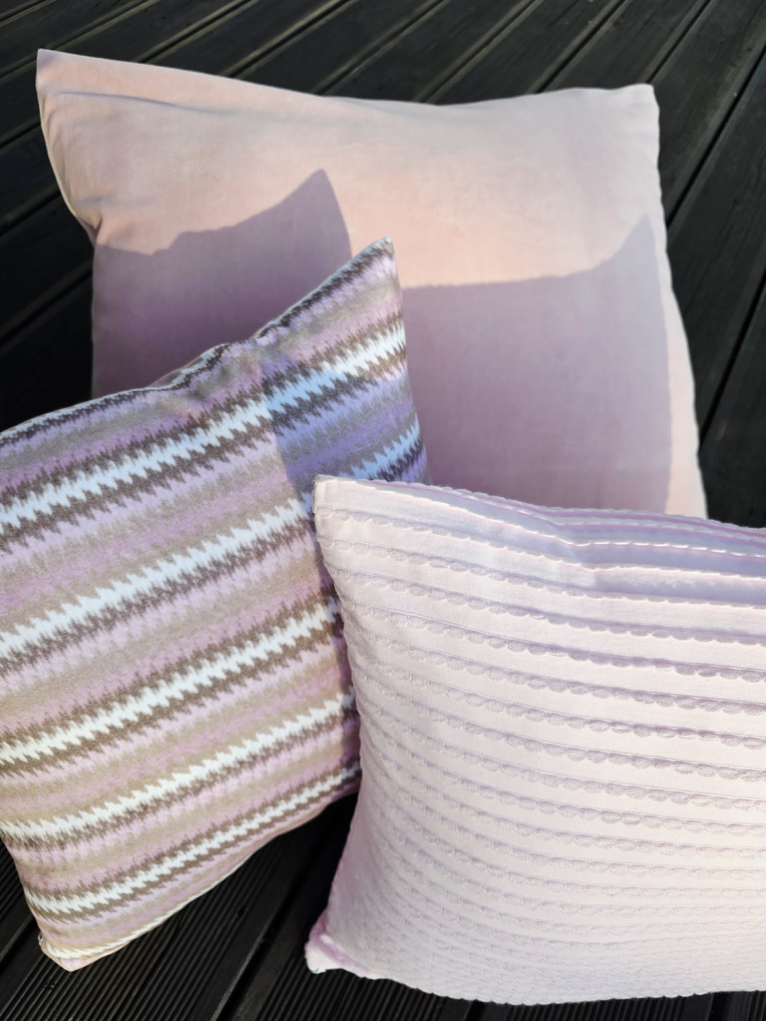 Poszewka Martuli 40x40 TULISIE falbanka pudrowa