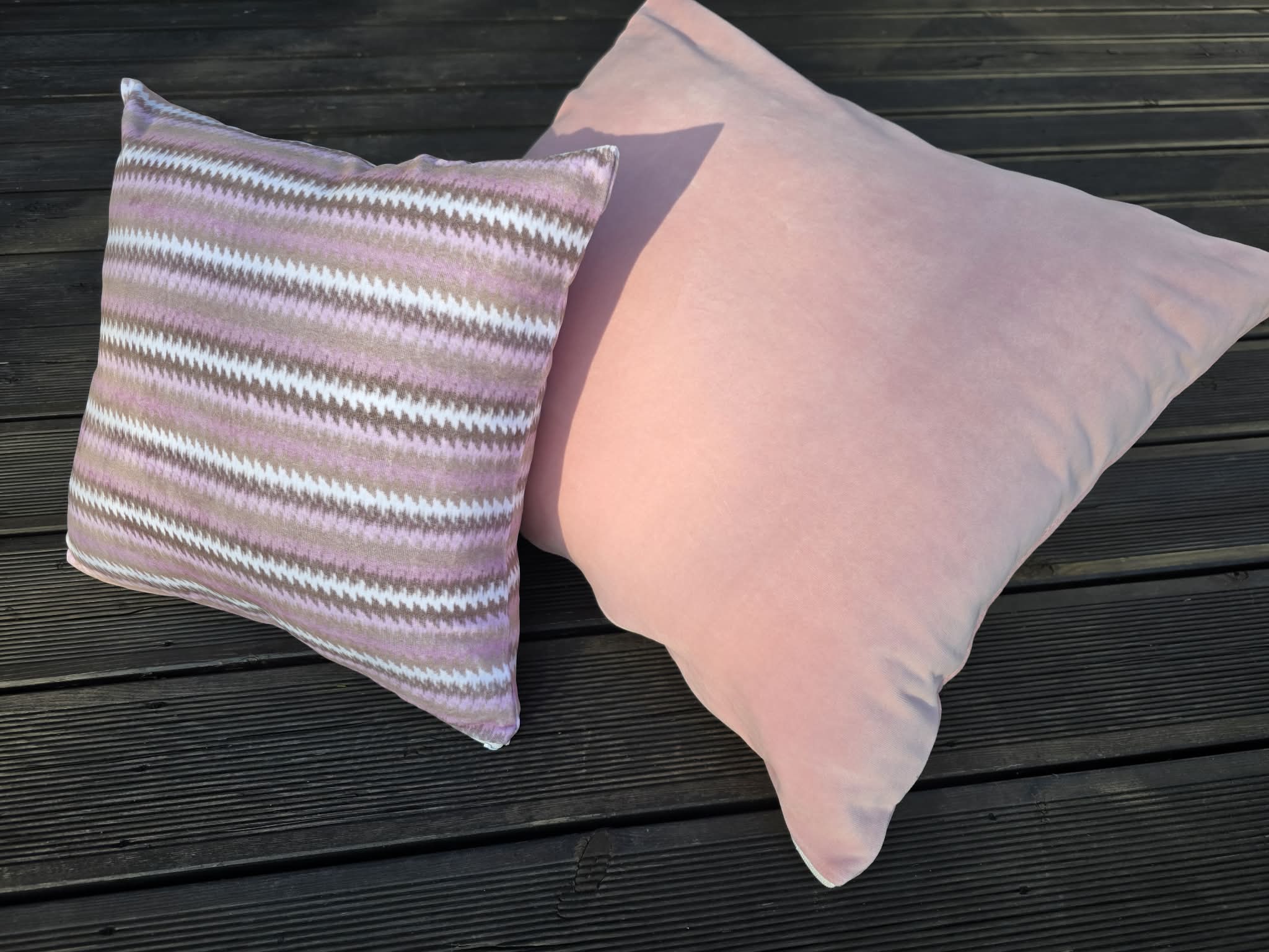 Poszewka Martuli 50x60 TULISIE welur pudrowy róż