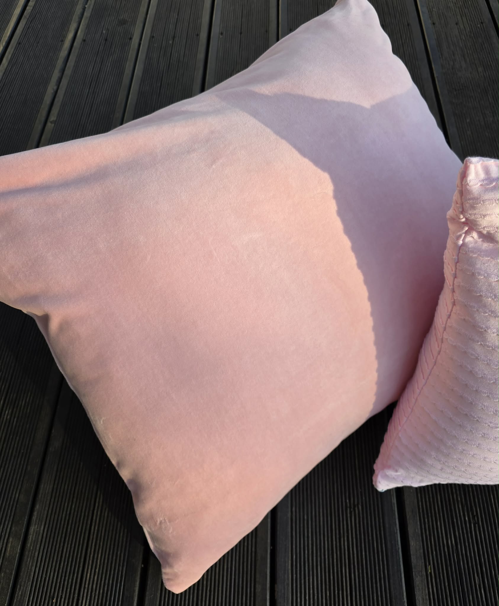 Poszewka Martuli 50x60 TULISIE welur pudrowy róż