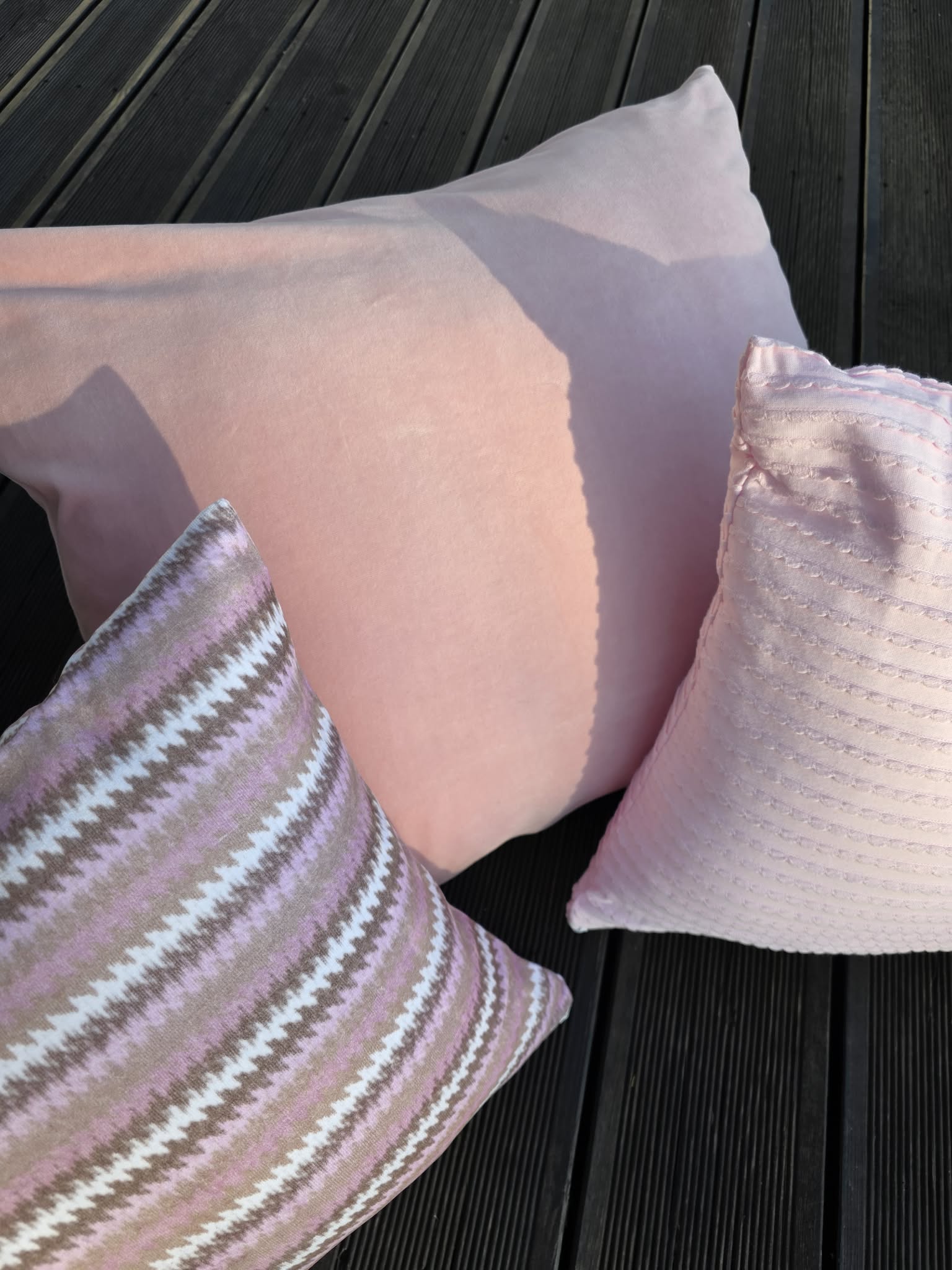 Poszewka Martuli 50x60 TULISIE welur pudrowy róż