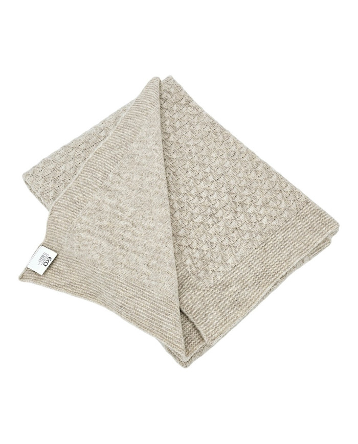 Kocyk EKO dzianinowy PLE-107 Beż 80x100