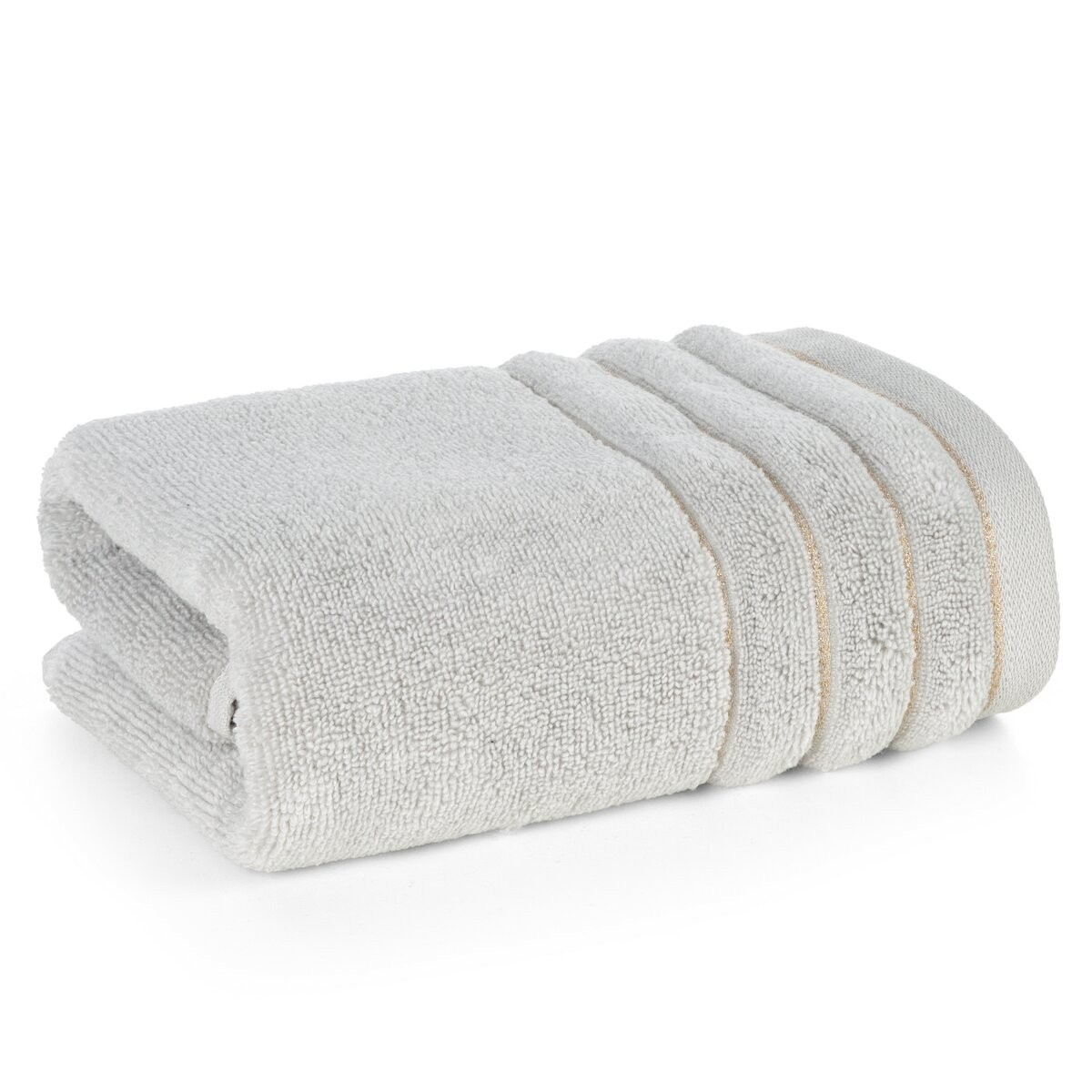 Ręcznik Eurofirany Nadine 70x140 srebrny