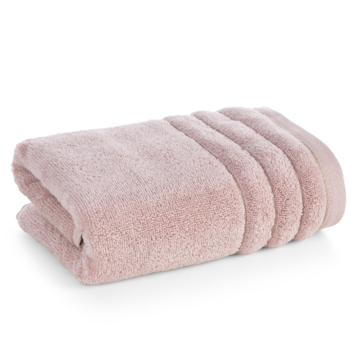Ręcznik Eurofirany Nadine 70x140 pudrowy róż