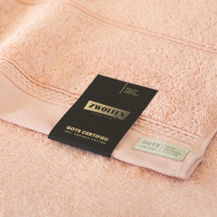 Ręcznik Zwoltex Queen z GOTS 30x50 pudrowy różowy