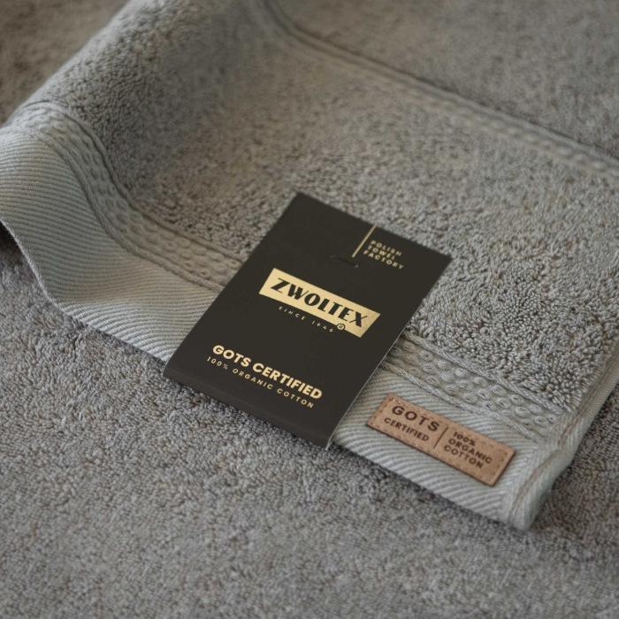 Ręcznik Zwoltex Queen z GOTS 30x50 beżowy kamienny