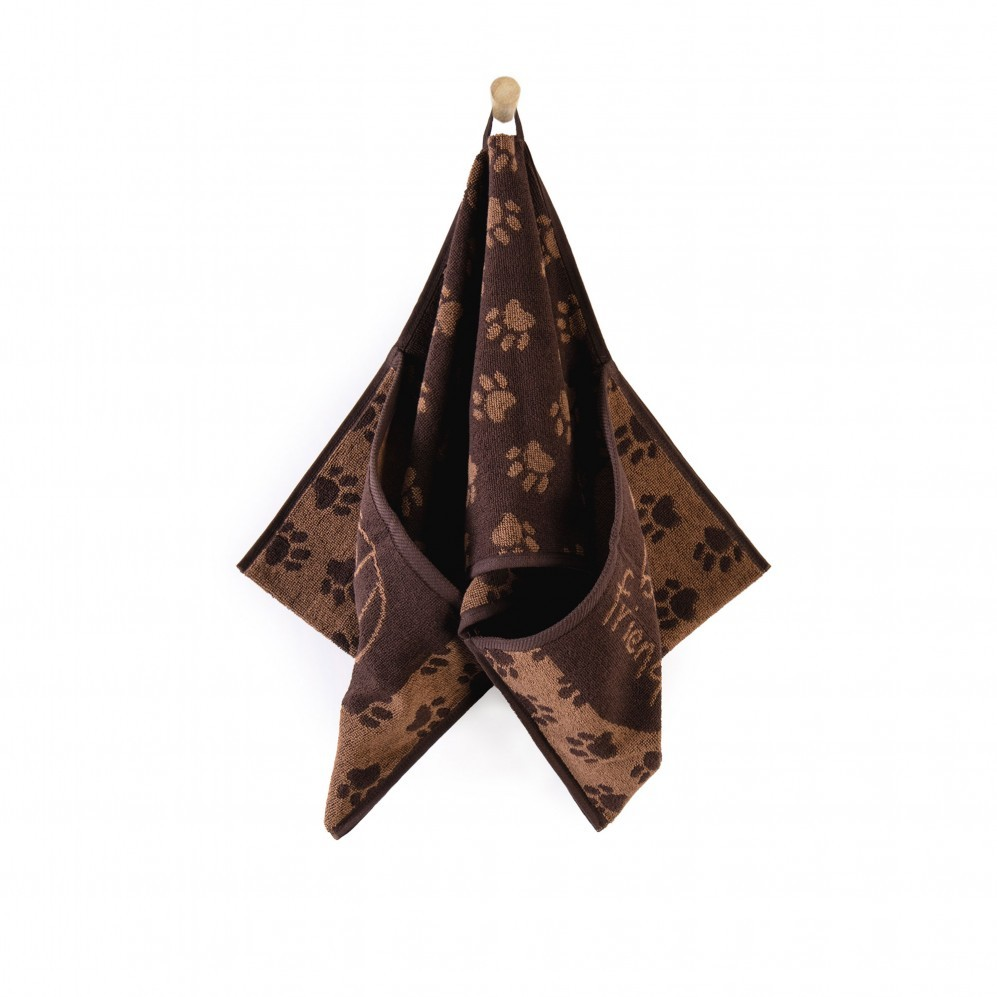 Ręcznik Zwoltex dla pupila Best Friend 30x80 brązowy