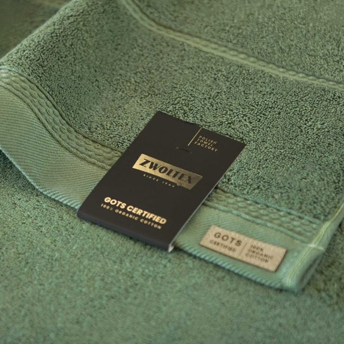 Ręcznik Zwoltex Queen z GOTS 50x100 zielony