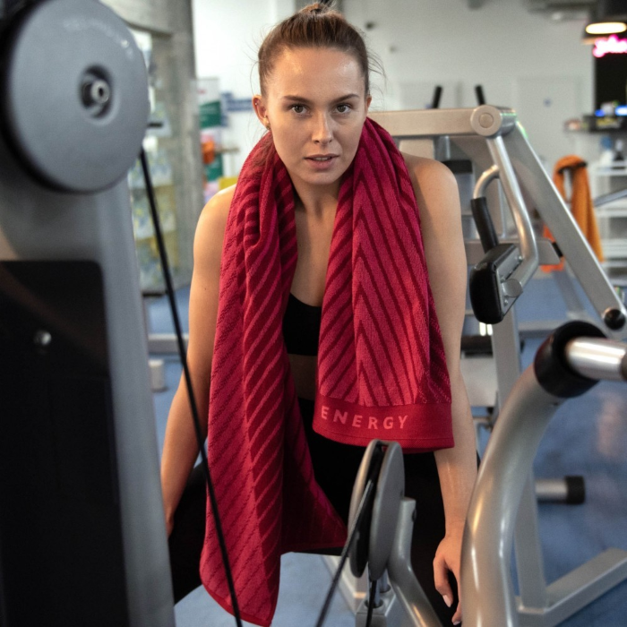 Ręcznik Zwoltex Energy 70x140 bordowy