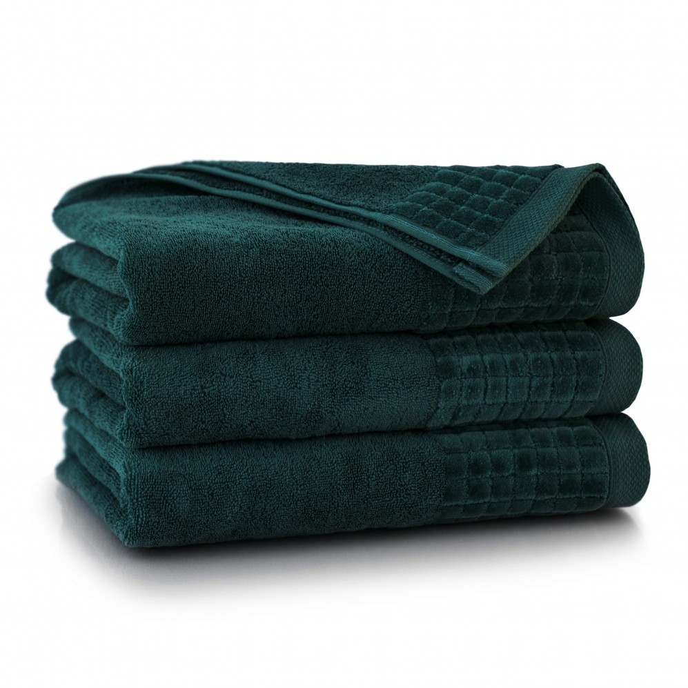 Ręcznik Zwoltex Paulo 70x140 ciemna zieleń
