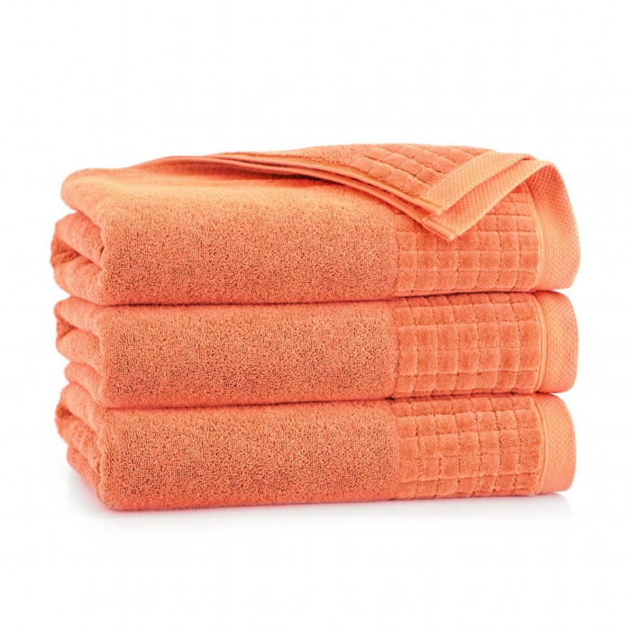 Ręcznik Zwoltex Paulo 70x140 pomarańczowy