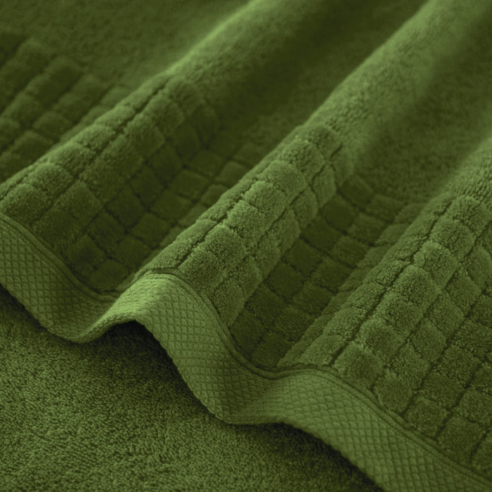 Ręcznik Zwoltex Paulo 70x140 głęboka zieleń