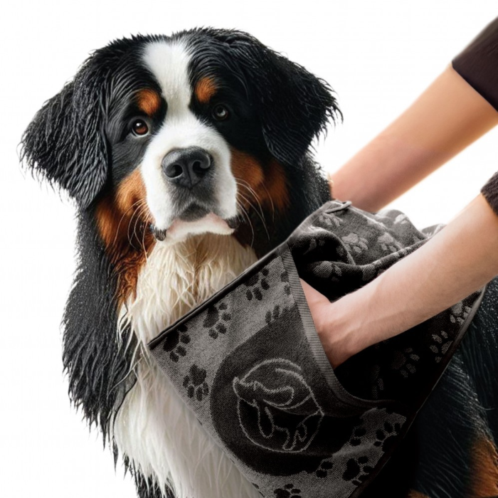 Ręcznik Zwoltex dla pupila Best Friend 50x100 czarny