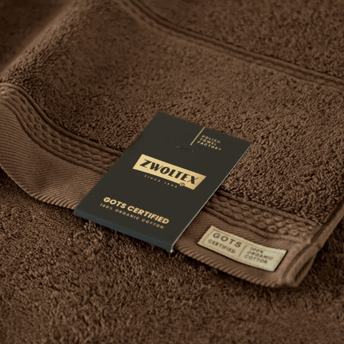 Ręcznik Zwoltex Queen z GOTS 70x140 brązowy