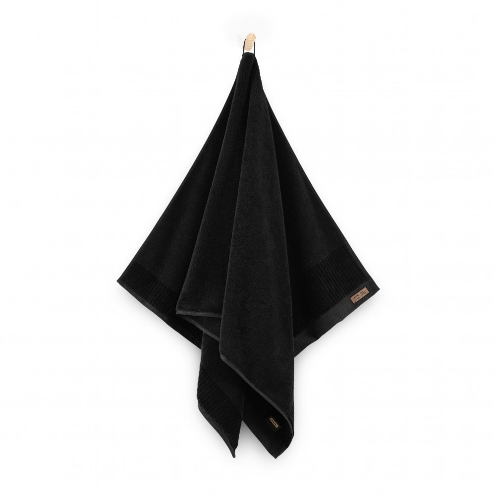 Ręcznik Zwoltex Porto z GOTS 100x150 czarny 