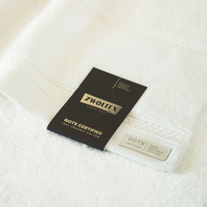Ręcznik Zwoltex Queen z GOTS 100x150 biały