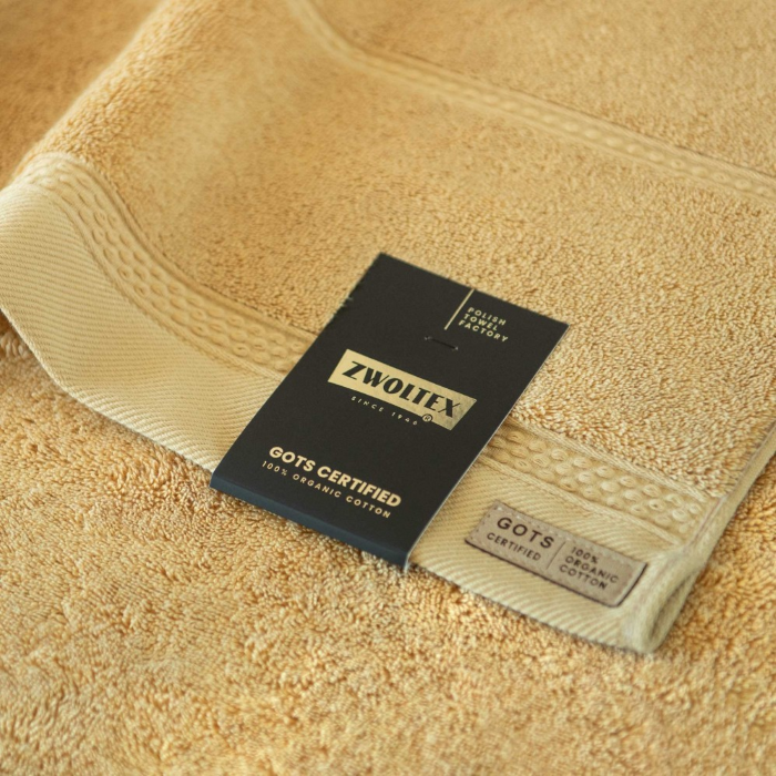 Ręcznik Zwoltex Queen z GOTS 100x150 beżowy jasny