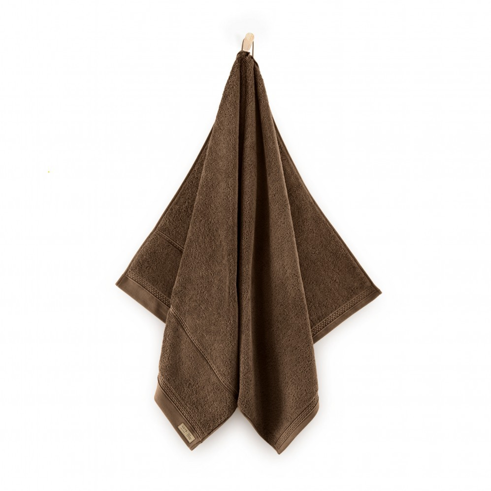 Ręcznik Zwoltex Queen z GOTS 100x150 brązowy