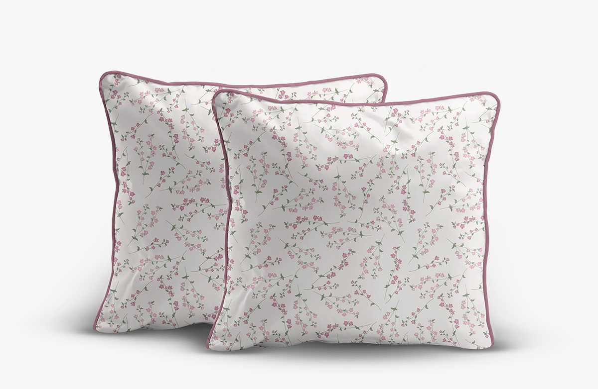 Poszewka Martuli Perkal 40x40 Gibsówka różowa