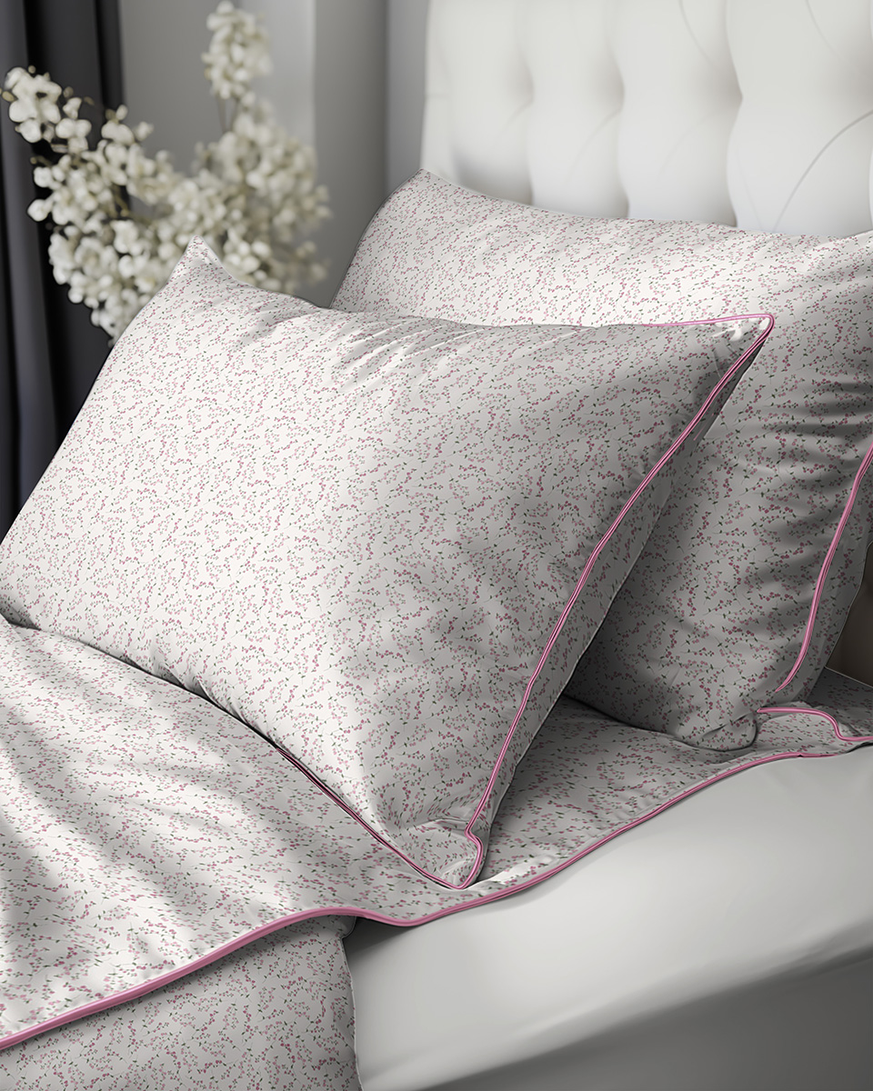 Poszewka Martuli Perkal 40x40 Gibsówka różowa