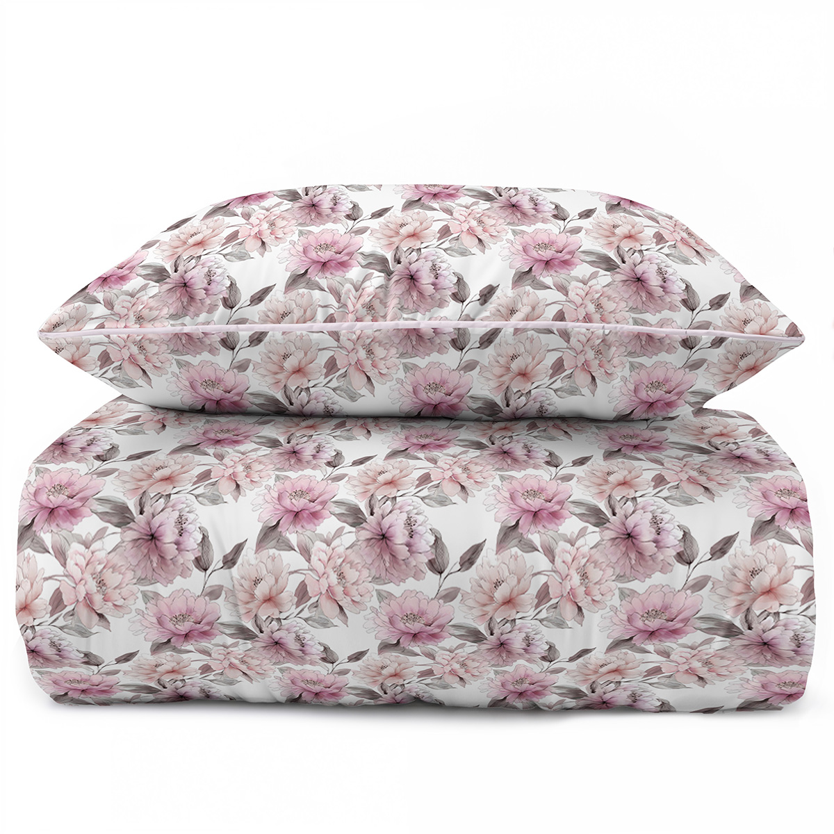 Pościel Martuli Perkal 220x200 Piwonia różowa