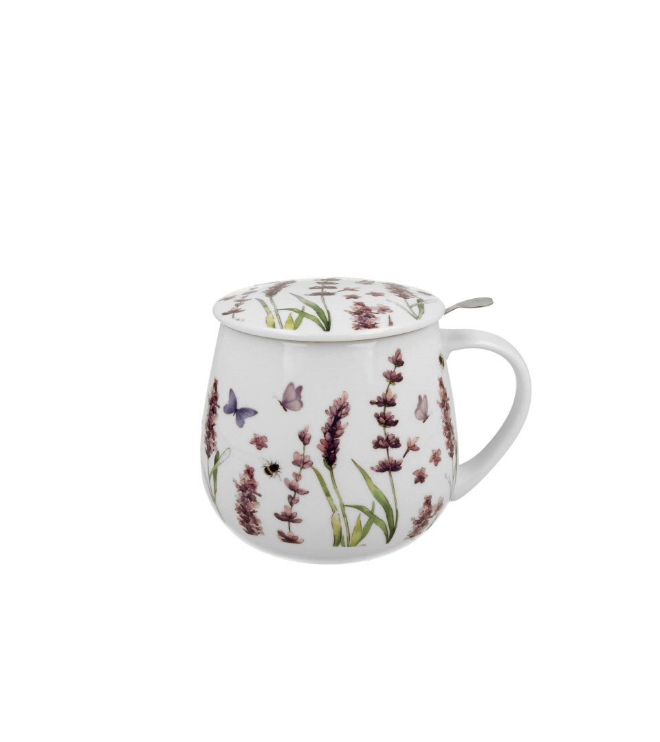 Kubek DUO Baryłka 430ml z zaparz Classic Lavender