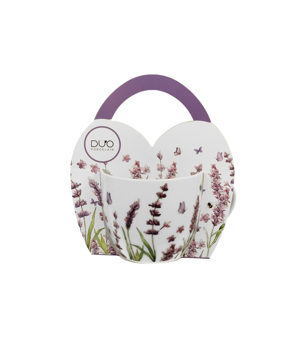Kubek DUO 460 ml Classic Lavender w koszyczku