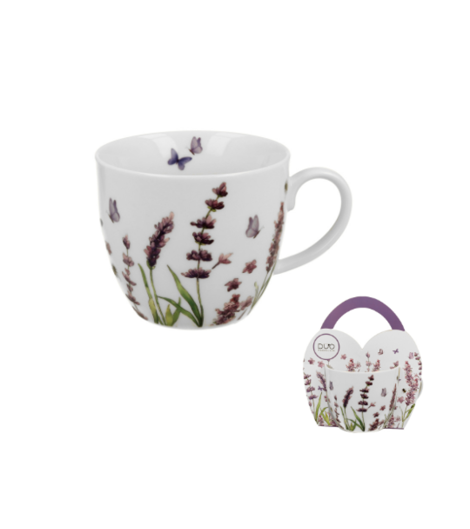 Kubek DUO 460 ml Classic Lavender w koszyczku