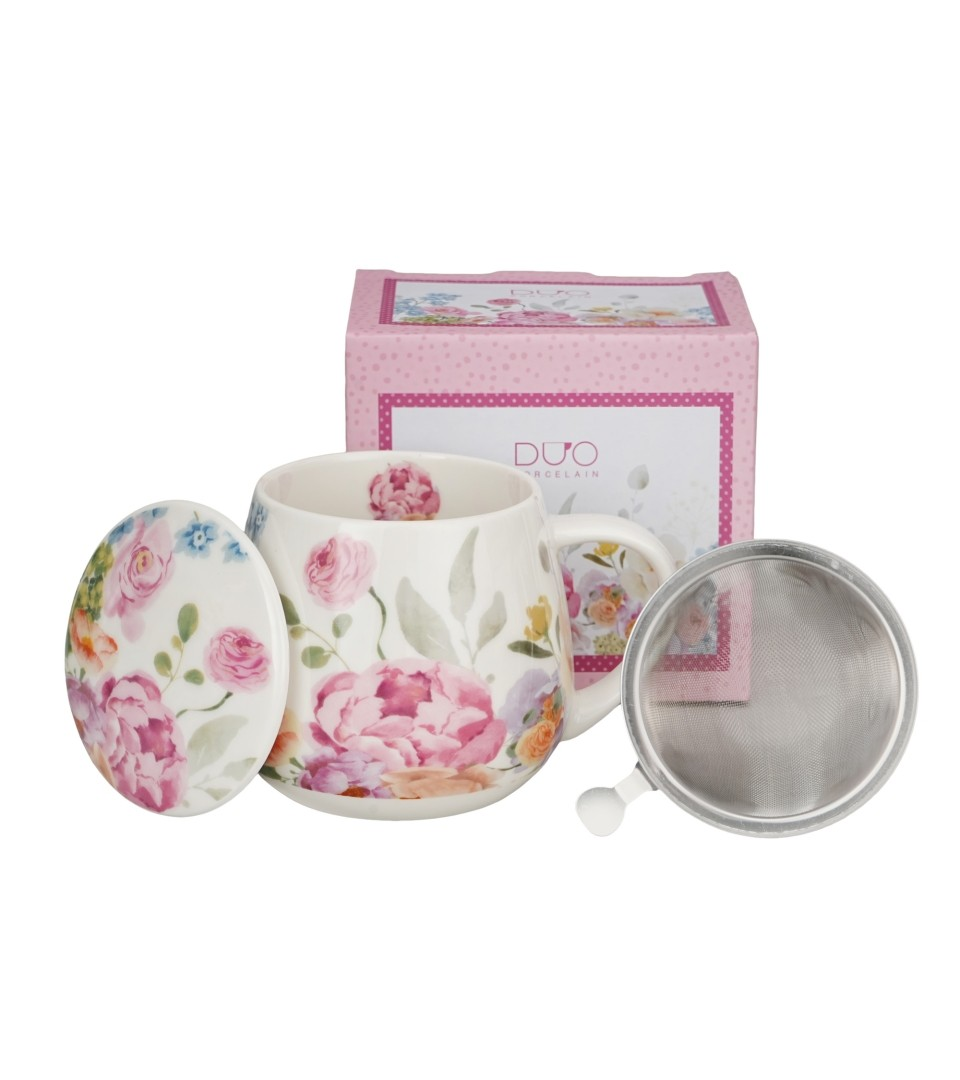 Kubek DUO Baryłka 430ml z zaparz JUNE