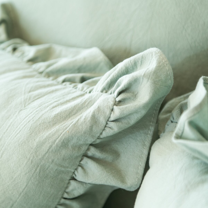 Poszewka Eurofirany Falbanka 30x50 Szałwia