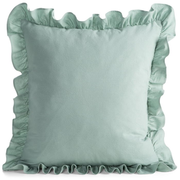 Poszewka Eurofirany Falbanka 45x45 Szałwia