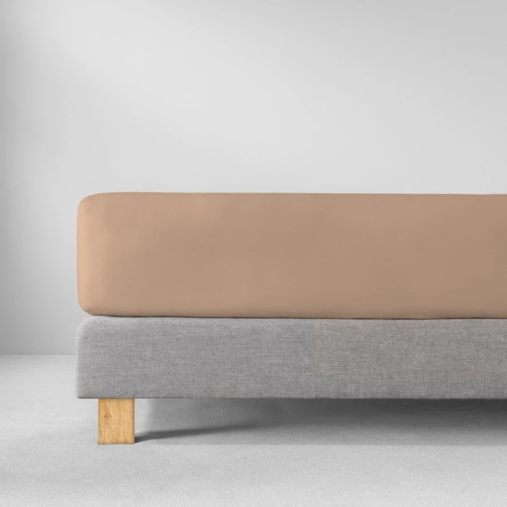 Prześcieradło Estella Feinjersey 200x200 320/karamel