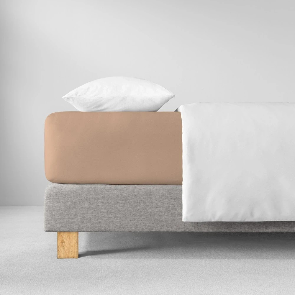 Prześcieradło Estella Feinjersey 150x200 320 karamel