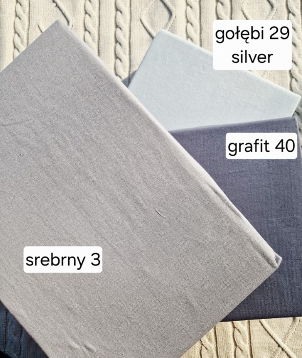 Prześcieradło Martuli Jersey 100x200 40 grafit