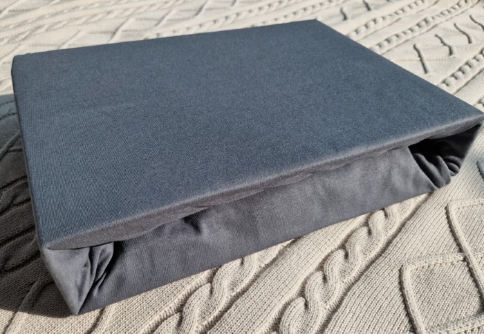 Prześcieradło Martuli Jersey 100x200 40 grafit