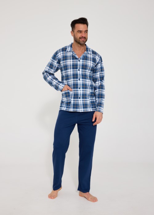 Piżama Cornette męska rozpinana 114/83 XL