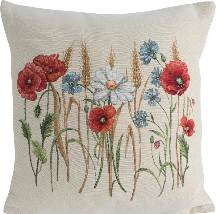 Poszewka Eurofirany Gobelin 1306 Maki 45x45