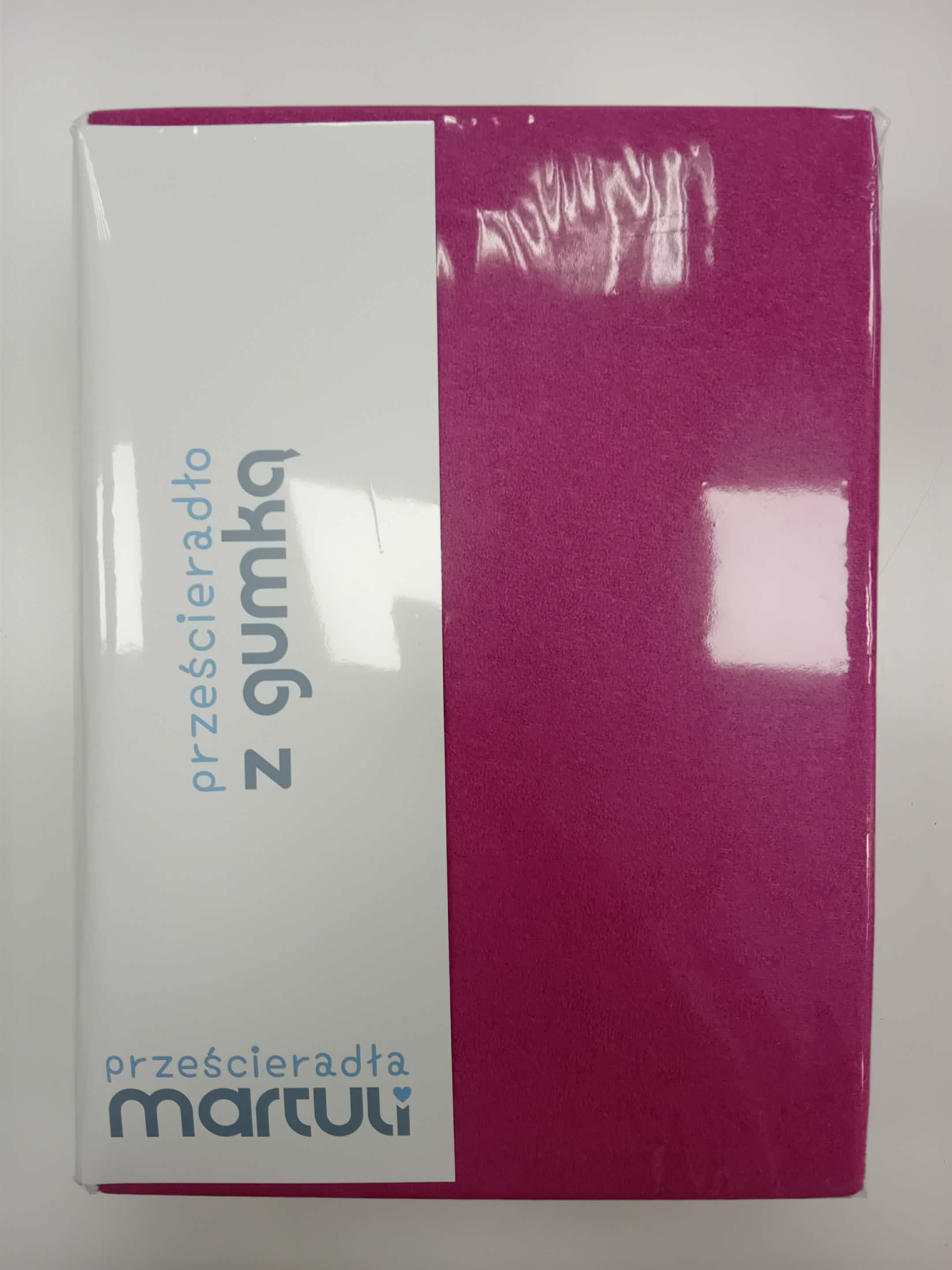Prześcieradło Martuli Frotte 200x220 48 cyklamen