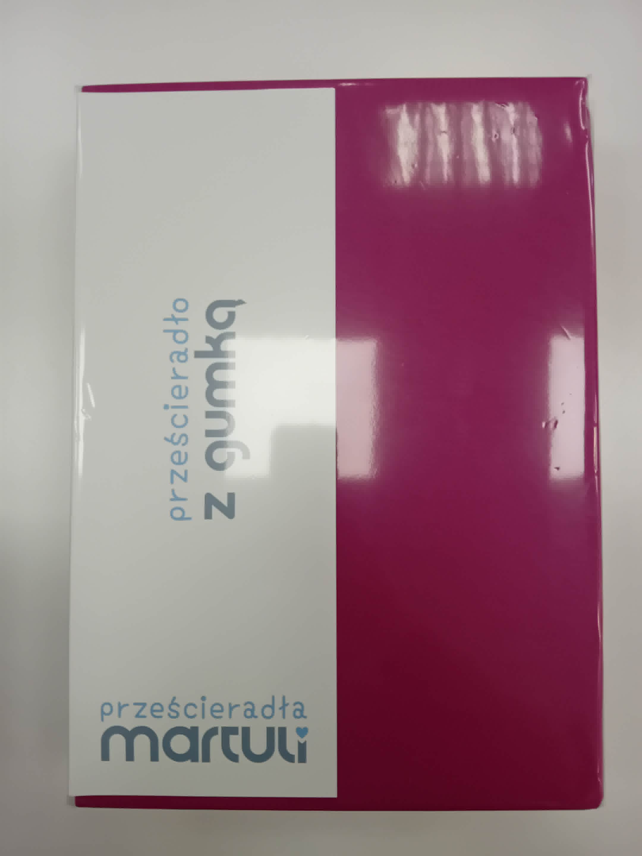 Prześcieradło Martuli Jersey 200x220 37 cyklamen