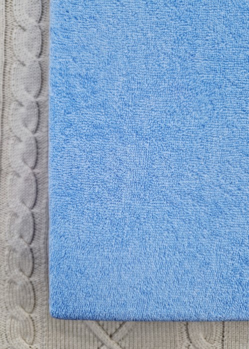 Prześcieradło Martuli Frotte BEZ GUMKI 160x200 13 JASNY BLUE