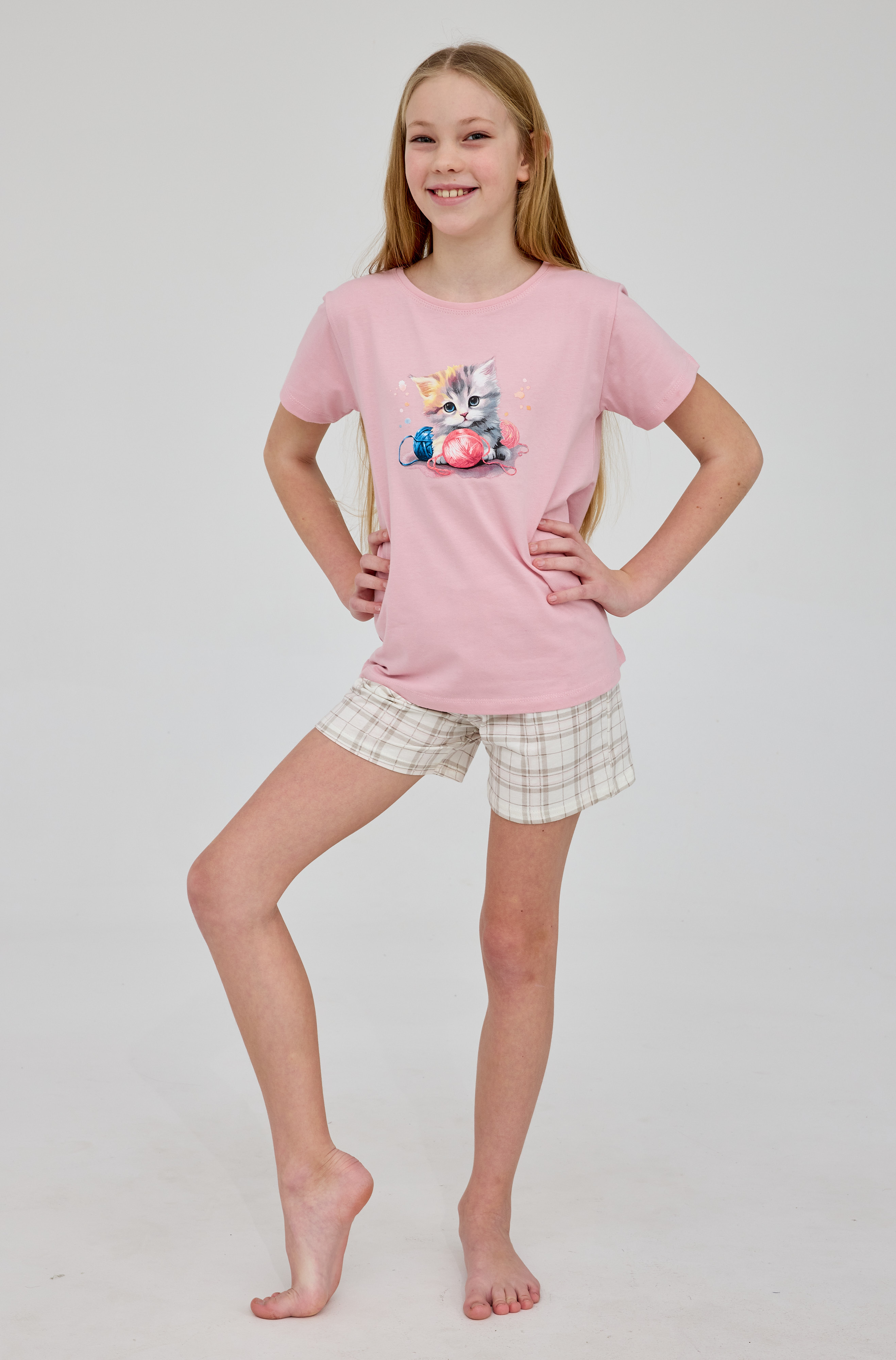 Piżama Cornette Girl Kitty 2 152 k