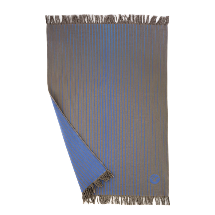 Ręcznik Zwoltex plażowy Fouta Borga 100x160 brązowo niebieski