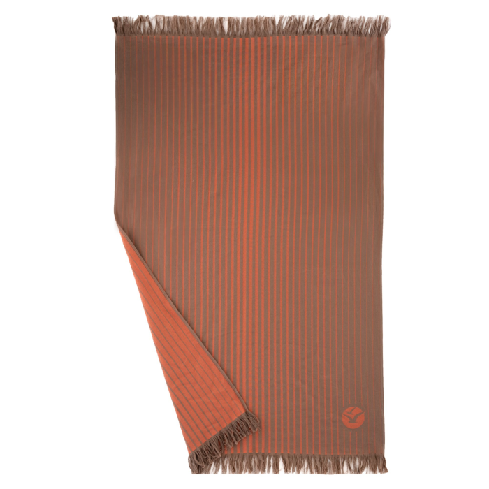 Ręcznik Zwoltex plażowy Fouta Borga 100x160 brązowo pomarańczowy
