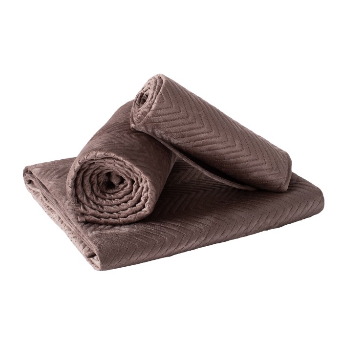 Narzuta Lux 160x210+2x70x160 Brown 69 