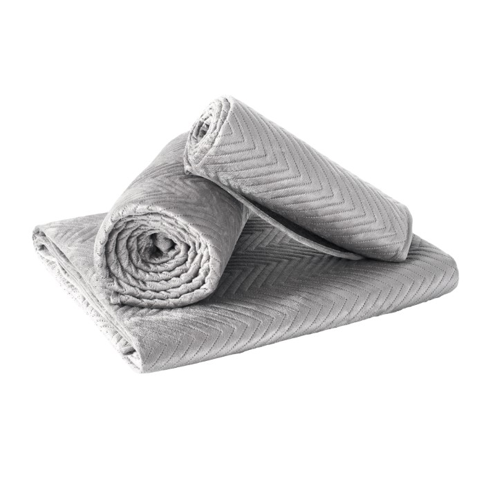 Narzuta Lux 160x210+70x160 Grey 01