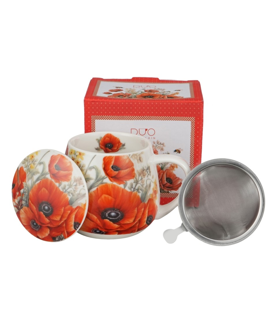 Kubek DUO Baryłka 430ml z zaparz MAKI