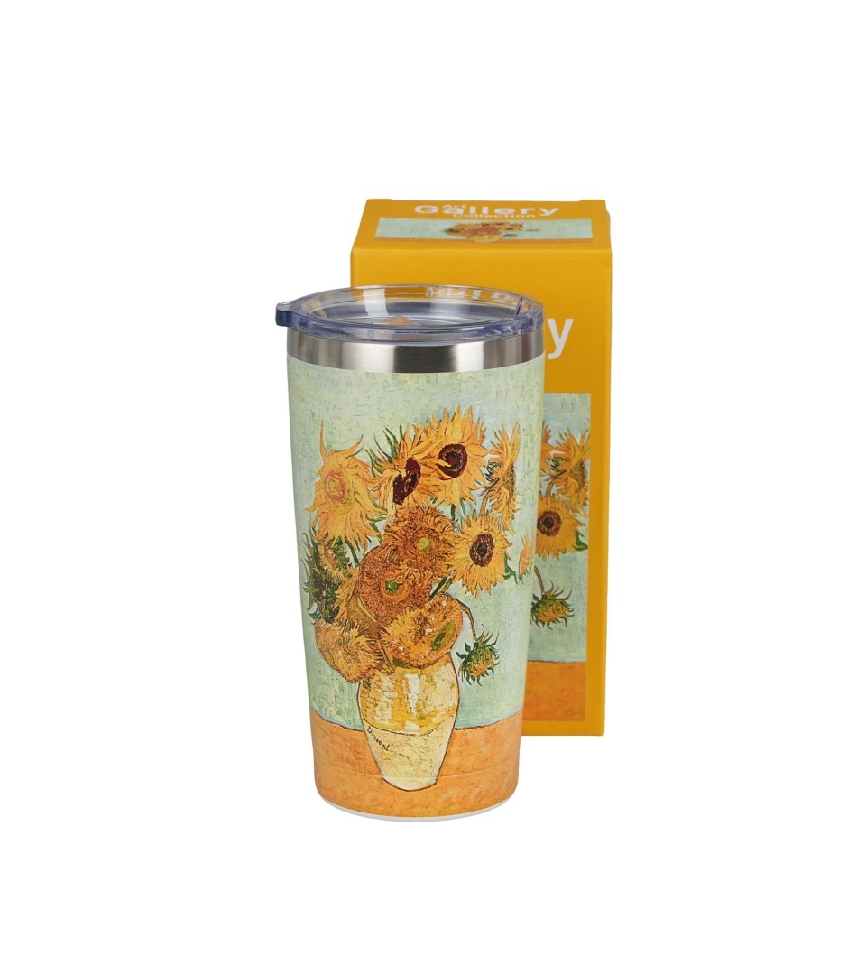 Kubek termiczny Duo prosty 600ml Sunflowers V.Van Gogh